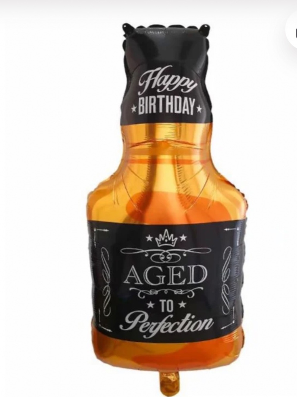 Happy Birthday Aged to Perfection Whisky Foil Balloon